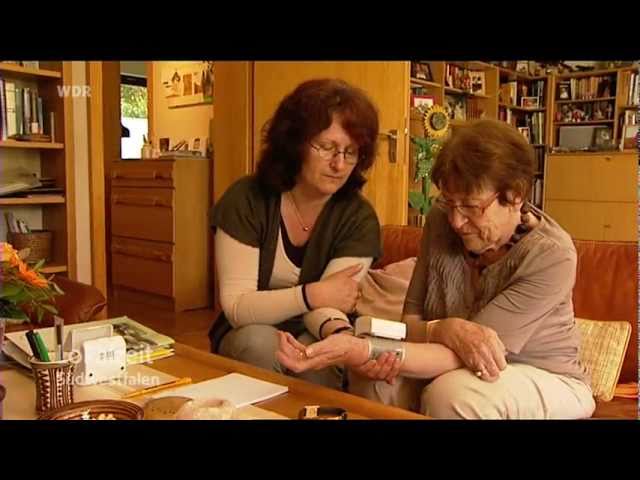 Standbild aus dem WDR-Lokalzeit-Beitrag über die 24-Stunden-Betreuung der Märkischen Seniorenhilfe